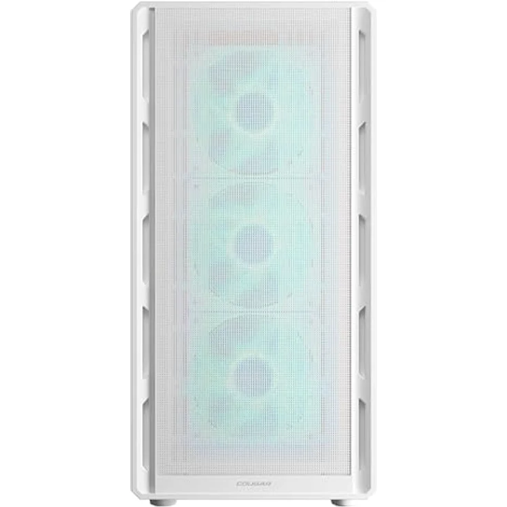 Cougar Airface Pure PRO Midi-Tower Gehäuse, ARGB, Weiss, für ATX, mATX und Mini-ITX, optimierte Kühlung und Seitenfenster – Bild 3