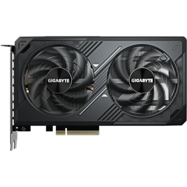 GIGABYTE GeForce RTX 5060 WINDFORCE OC 8G Grafikkarte, 8GB GDDR7, 128bit, PCI-E 5.0, 2512 MHz, 3x DisplayPort, 1x HDMI, Schwarz – Bild 2