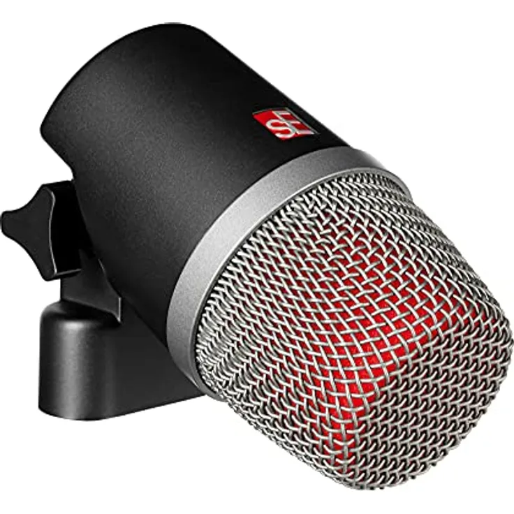 SE Electronics V Kick, dynamisches Instrumenten-Mikrofon mit Neodym-Magnet und Aluminium Voice Coil, schwarz