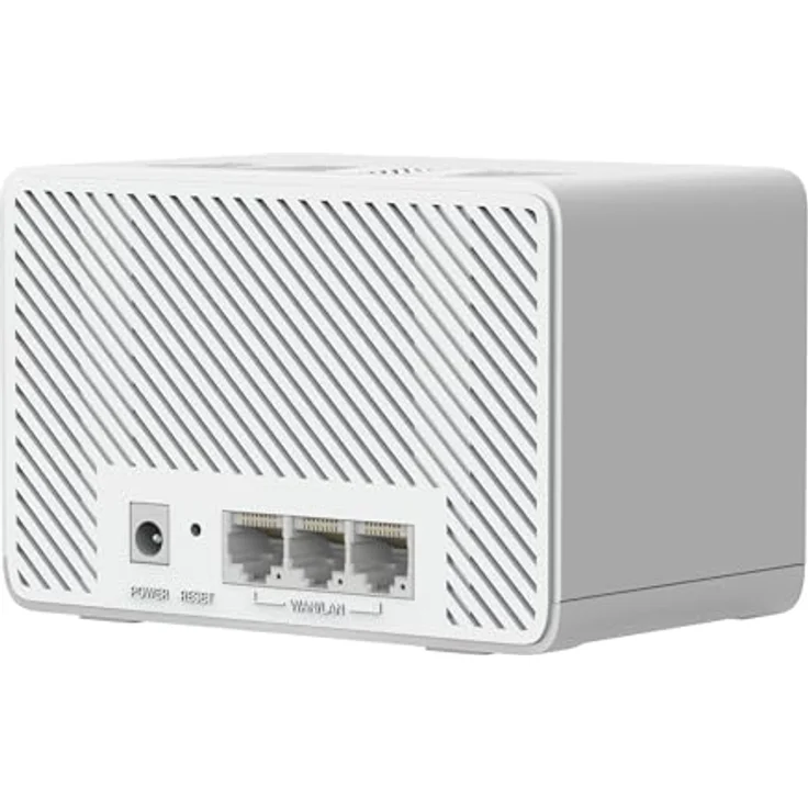 MERCUSYS Halo H25BE Mesh WLAN Set (2er-Pack), Wi-Fi 7 BE3600 Dualband-Router & Repeater mit 3 × Gigabit-Anschlüssen, MU-MIMO, WPA3 und Kindersicherung, empfohlen für 2–4 Schlafzimmer – Bild 2
