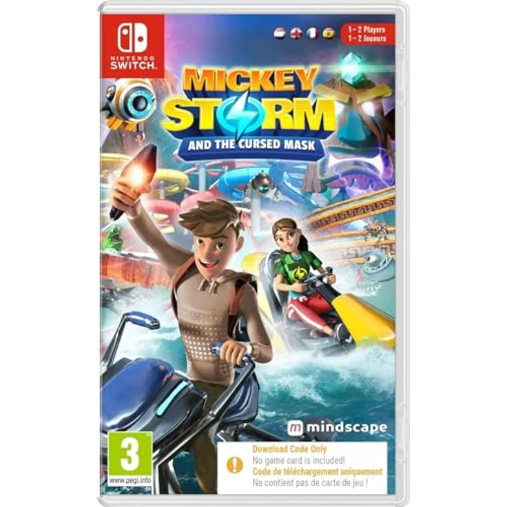 Mindscape Mickey Storm and The Cursed Mask, Nintendo Switch Spiel im Code in Box – Bild 1