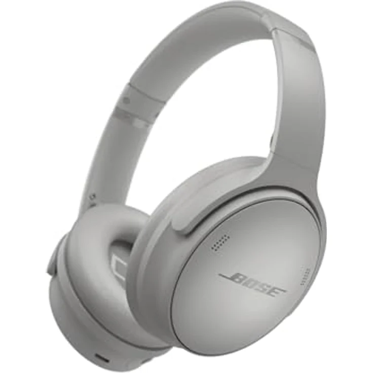 Bose QuietComfort 45, Kabellose Over-Ear-Kopfhörer mit Noise-Cancelling, bis zu 24h Akkulaufzeit, Mondlichtgrau – Bild 1