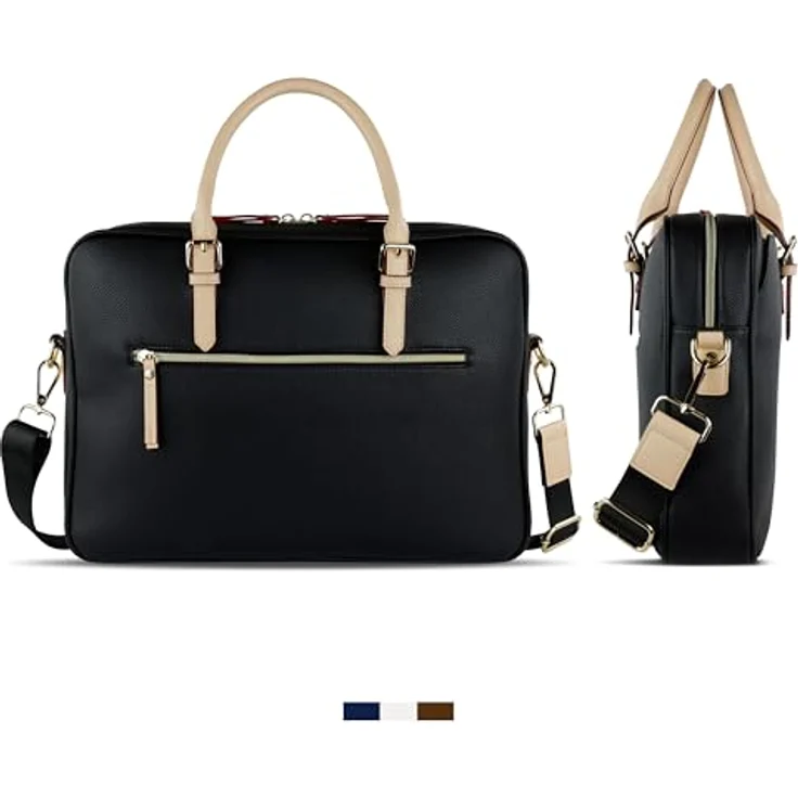 Bugatti Aktentasche ELLA, Laptop-Tasche mit integrierten Kartenfächern, violett – Bild 5