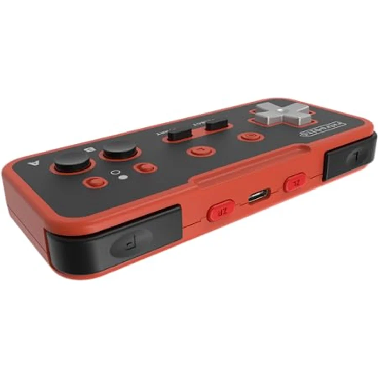 Retro-Bit Origin8 2.4 GHz Wireless Controller For Nintendo Switch & NES - USB & NES receivers included - Red & Black – Bild 3