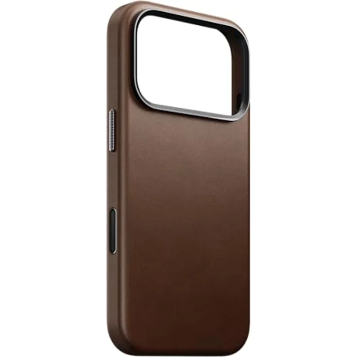 NOMAD Traditional Leather Case für iPhone 17 Pro, MagSafe-kompatible Echtleder-Schutzhülle, braun – Bild 1