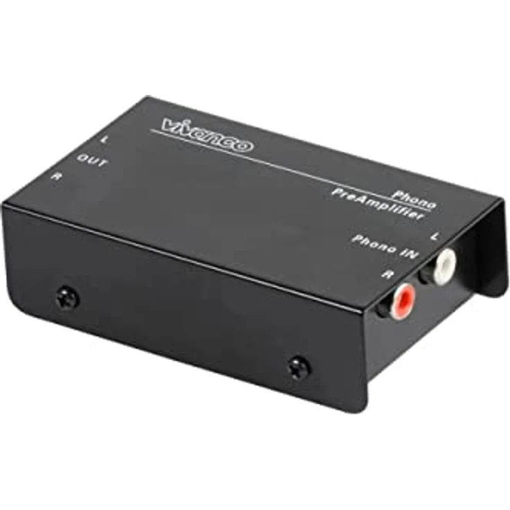 Vivanco PA115 Phono Vorverstärker Inkl. Netzadapter schwarz – Bild 2