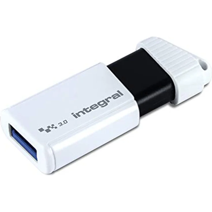 Integral Memory Turbo Flash Stick, Weiß weiß weiß 256 GB – Bild 2