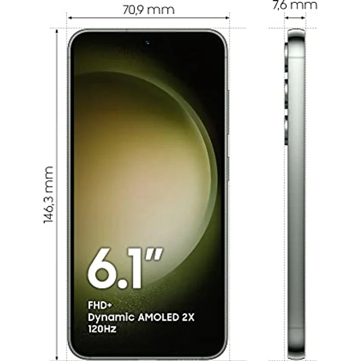 Samsung Galaxy S23 Android Smartphone, 256GB, 3.900mAh Akku, Smartphone ohne Vertrag Green inkl. 36 Monate Herstellergarantie  – Bild 3