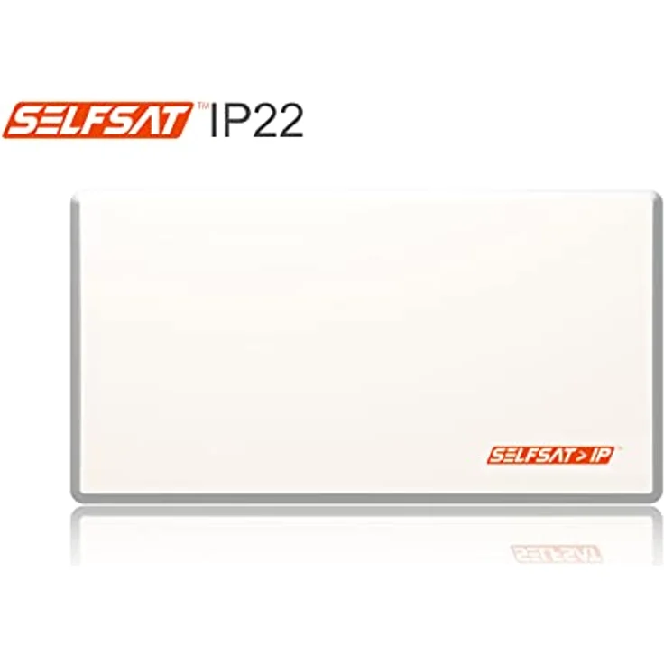 SELFSAT IP22 Sat/IP Flachantenne - Die Weltweit erste Fast unsichtbare SAT>IP Satelliten-Antenne für bis zu 8 Nutzer, weiß – Bild 4