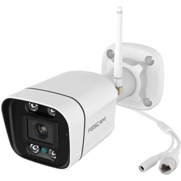 Foscam V8P 4K 8 MP Dual-Band WLAN Überwachungskamera mit integriertem Scheinwerfer und Alarmsirene, Nachtsicht, Zwei-Wege-Audio, Personen- und Fahrzeugerkennung, IP66 Wasserfest – Bild 4