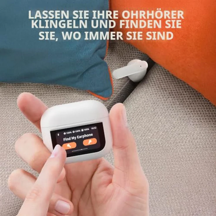 Music Sound GROOVE, True Wireless Stereo Kopfhörer für Anrufe und Musik, kabellos, 95 g, weiß – Bild 6