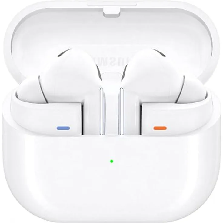 Samsung Galaxy Buds 3 Pro Kabellose Bluetooth-Kopfhörer, Active Noise Cancelling (ANC), Adaptive Geräuschunterdrückung, 360 Audio, In-Ear-Kopfhörer mit Hi-Fi-Sound, White, Inkl. Anymode Clear Cover