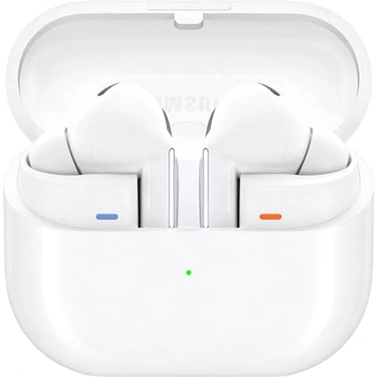 Samsung Galaxy Buds 3 Pro Kabellose Bluetooth-Kopfhörer, Active Noise Cancelling (ANC), Adaptive Geräuschunterdrückung, 360 Audio, In-Ear-Kopfhörer mit Hi-Fi-Sound, White, Inkl. Anymode Clear Cover – Bild 1