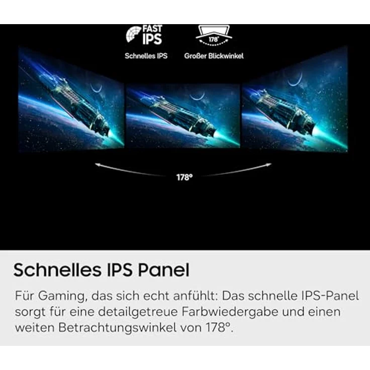 Samsung 27" Odyssey G50F, QHD Gaming Monitor mit 180Hz, 1ms Reaktionszeit und Fast IPS Panel – Bild 8