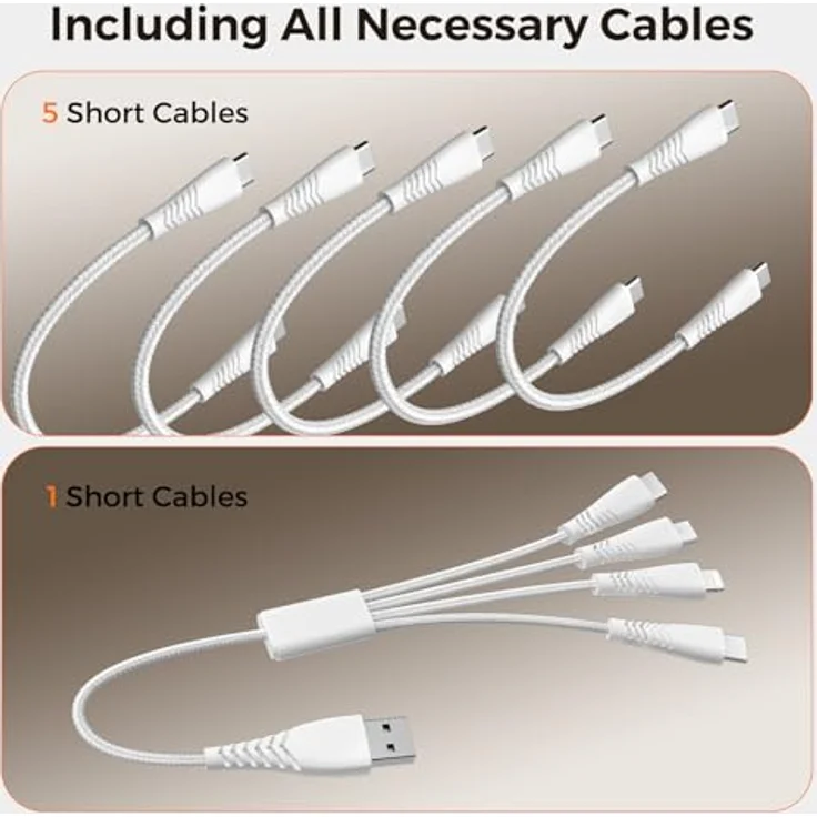 4smarts Ladestation Team 100W, 5C/1A, 6 Kabel inkl. 4in1-Multiladekabel, Kupfer, Wireless Charger, Sicherheitsfunktionen – Bild 2