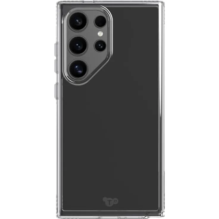 tech21 Evo Clear für Samsung S24 Ultra - Clear, 3,6 m Aufprallschutz, kratzfest, UV-beständig, verbesserter Kameraschutz