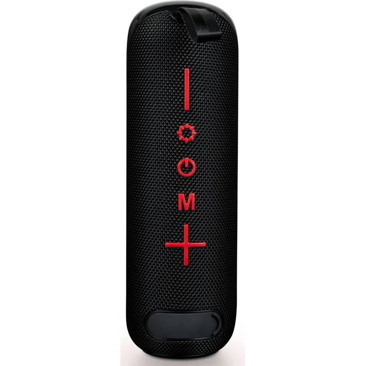 Bigben Tube - Bluetooth Speaker (4 h, Akkubetrieb), Bluetooth Lautsprecher, Schwarz