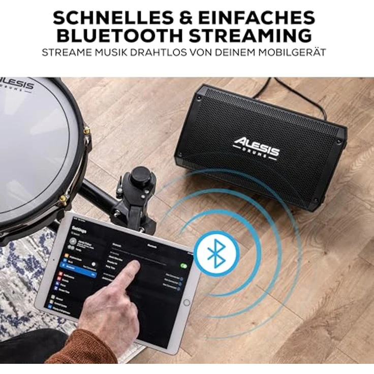 Alesis Strike Amp 8 MK2, aktiver E-Drum Monitor mit 2000W Peak, 8" Woofer, Bluetooth, 1100W RMS, 256x245x436 mm – Bild 4