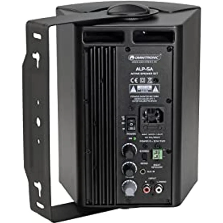 OMNITRONIC ALP-5A Aktives Lautsprecherset schwarz | Aktives 2-Wege-Lautsprechersystem mit 5"-Tieftönern und 2 x 30 W Leistung – Bild 5