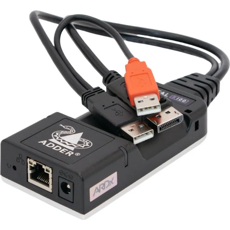 Adder ADDERLink Portal R110, KVM Switch mit 0 kg CO2-Emissionen, Schwarz