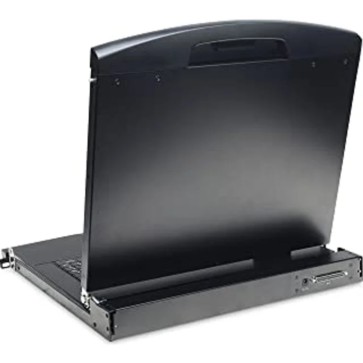 Digitus DS-72211-3FR KVM-Konsole, 19 Zoll VGA Monitor mit 1366 x 768 Pixel, 16 Port KVM Switch, modulare Bauweise – Bild 2