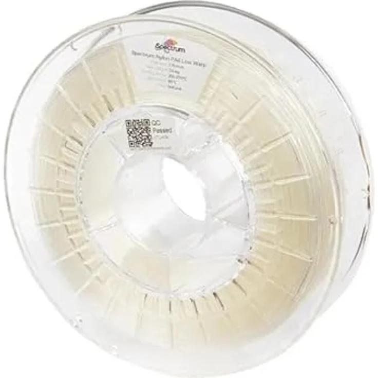 Spectrum Nylon PA6 Low Warp Natur, 1,75 mm 3D-Druckfilament, hohe Abriebfestigkeit und Temperaturbeständigkeit, 1 kg, hergestellt in Europa – Bild 1