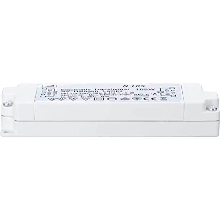 Paulmann 3651 Halogen Trafo 230/12V 105VA max. 35-105 Watt dimmbar Weiß Kunststoff