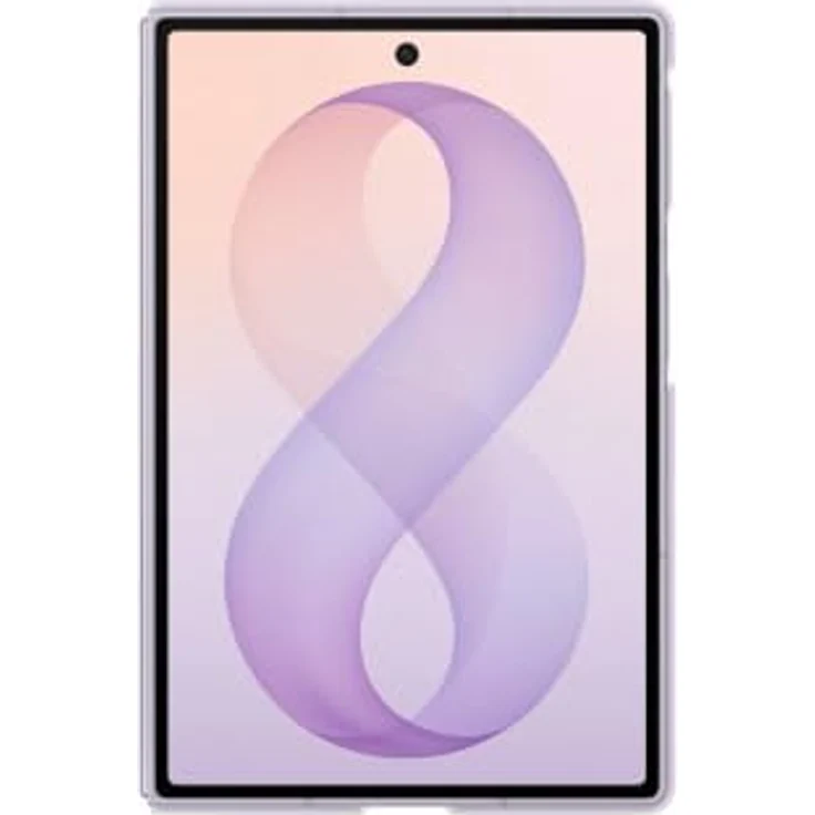 SAMSUNG Silicone Magnet Case für Galaxy Z Fold8, mattschwarzes Silikon-Backcover mit integriertem Magnet und Anti-reflecting Film, Lavender – Bild 1