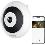 Reolink Fisheye-Kamera FE Series 6MP 360° Panorama, WLAN Überwachungskamera mit Bewegungserkennung, Personenerkennung, 2-Wege-Audio, Innenbereich