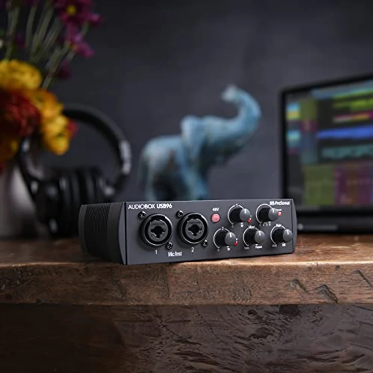 PreSonus AudioBox USB 96 - 25-jährige Jubiläumsausgabe, Audio Interface mit Software Bundle inklusive Studio One Artist, Ableton Live Lite DAW und mehr für Aufnahme, Streaming und Podcasting – Bild 2