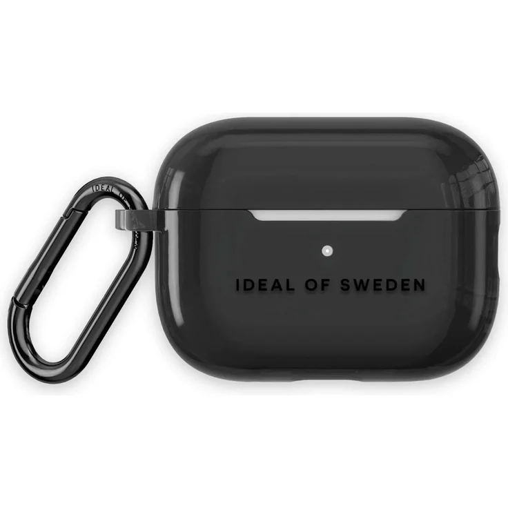 iDeal Of Sweden Airpods Pro laadimiskarbiümbris  (1/2 gen) Clear Case, Tinted Black (Ladecase Hülle), Kopfhörertasche + Schutzhülle, Transparent