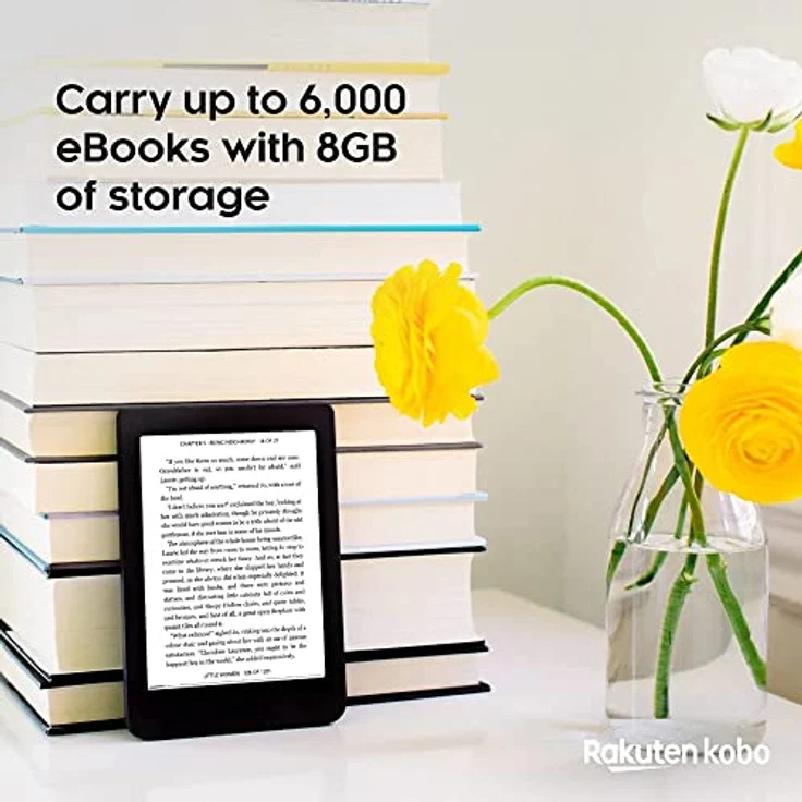 Kobo Nia WLAN 8GB Schwarz (N306-KU-BK-K-EP) – Bild 4