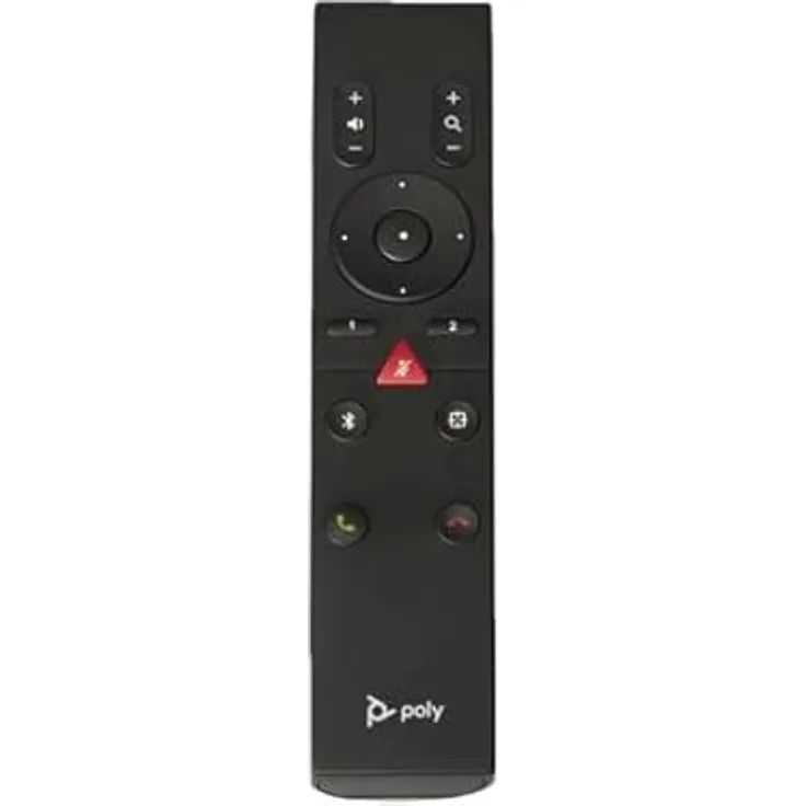 Poly Studio BT-Fernbedienung für Polycom Studio, Ergonomisch und Hochwertige Leistung