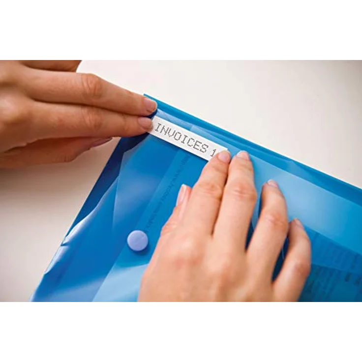 Brother Schriftband M-K231, nicht laminiert, Schwarz auf Weiß, 12 mm breit, 8 m lang – Bild 6