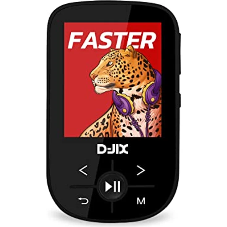 D-JIX MP4-Player C100, 4 GB Speicher, Bluetooth, integriertes Mikrofon, eBook-Player (TXT), 1,8 Zoll TFT Display – Bild 2