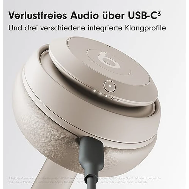 Beats Studio Pro – Kabellose Bluetooth Noise Cancelling Kopfhörer – Personalisiertes 3D Audio, USB-C verlustfreies Audio, Apple & Android Kompatibilität, Bis zu 40 Stunden Wiedergabezeit - Sandstein – Bild 5