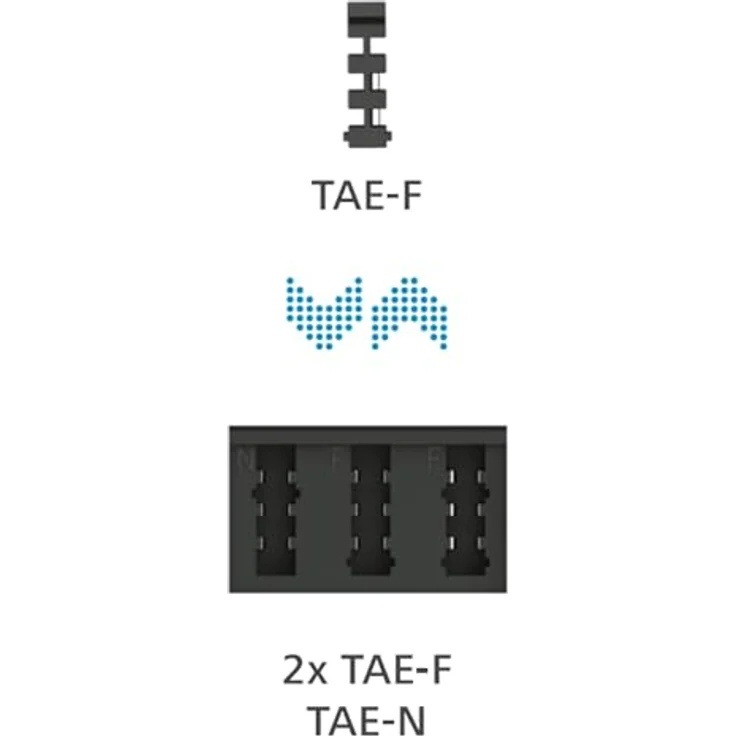 Hama Telefon-Adapter TAE-F-Stecker 3fach – Bild 3