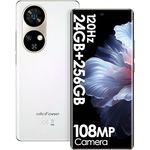 Ulefone Note 17 Pro Handy Ohne Vertrag, 24GB+256GB 108MP+32MP Kamera Octa Core G99 6.78" FHD+ AMOLED 120Hz Smartphone Android 13 33W 5050mAh 4G Dual SIM Fingerabdruck Face ID NFC 2 Jahre Garantie-Weiß