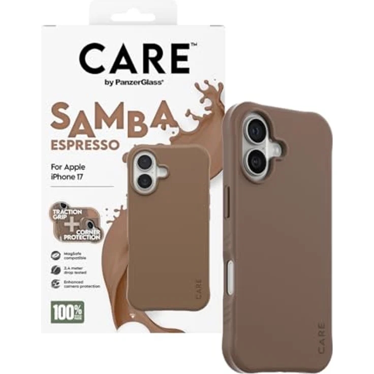 CARE by PanzerGlass Samba MagSafe Case, Handyhülle für Apple iPhone 17, stoßfestes Backcover mit verbessertem Kameraschutz, Schlankes Design – Bild 5
