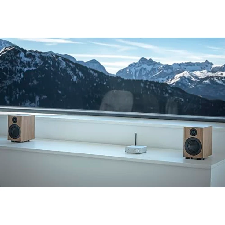 Pro-Ject Audio Systems Speaker Box 3 E Carbon, Kompakter audiophiler 2-Wege Regallautsprecher in Walnuss – Bild 4