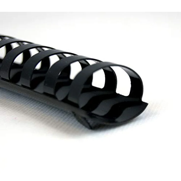GBC CombBind, Plastikbinderücken oval, 6-51 mm für bis zu 450 Seiten, schwarz – Bild 2