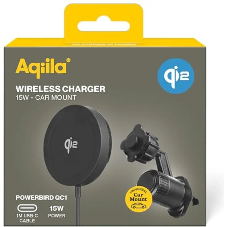 Aqiila Chargebird QC1, 3-in-1 Wireless Charger mit Qi2 Technologie, 15 W, Schwarz – Bild 9