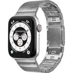 LAUT Links 2.0, Armband für Apple Watch, 42/44/45/49 mm, Edelstahl, Silber
