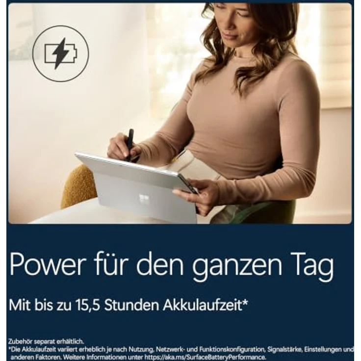 Microsoft Surface Pro 13" EP2-65068, 13" OLED Touchscreen, Snapdragon X2 Elite, 16GB RAM, 1000GB SSD, Windows 11 Home, platin – Bild 3