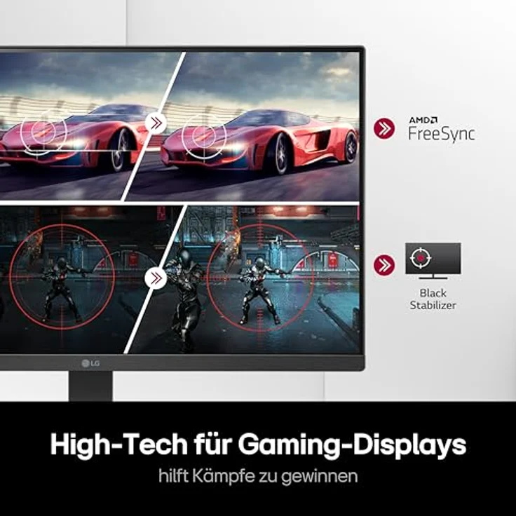 LG Full HD Monitor 24MR400-B.AEUQ - 24 Zoll, IPS Panel, FreeSync, VESA ...