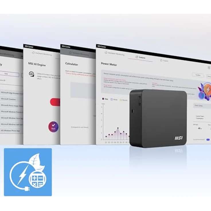 MSI Cubi NUC AI+ 00B20611-030, Mini-PC mit Intel Core Ultra 7, 32 GB RAM, 1024 GB SSD, Intel Arc 140V, Windows 11 Pro – Bild 10