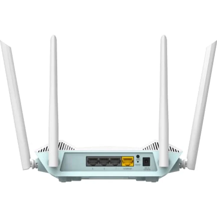 D-Link R15 Smart AX1500, WLAN-Router mit Wi-Fi 6, 1xWAN, 3xLAN, weiss, bis zu 128 Geräte, KI-optimierte Netzwerkleistung, WPA3-Sicherheit – Bild 4