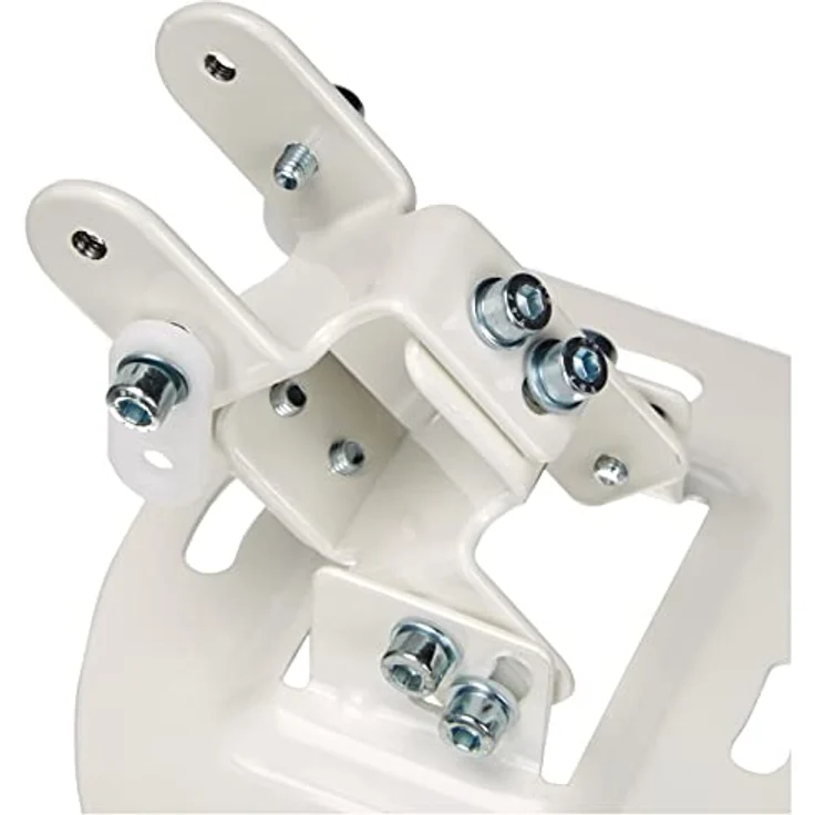 Hama Beamer Deckenhalterung (Beamerhalterung +/-15° neigbar und schwenkbar, 360° drehbare Halterung, Deckenhalter für Beamer und Projektor mit Kabelführung, Deckenabstand 15 cm, Traglast 13,5 kg) weiß – Bild 4