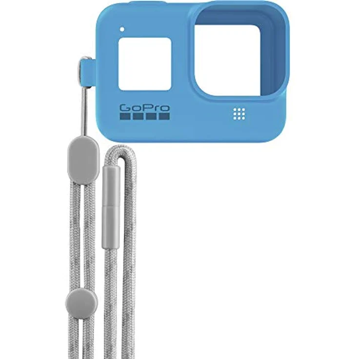 GoPro Hülle + Trageband für HERO8 Black - Bluebird (Offizielles GoPro Zubehör) Blau – Bild 5