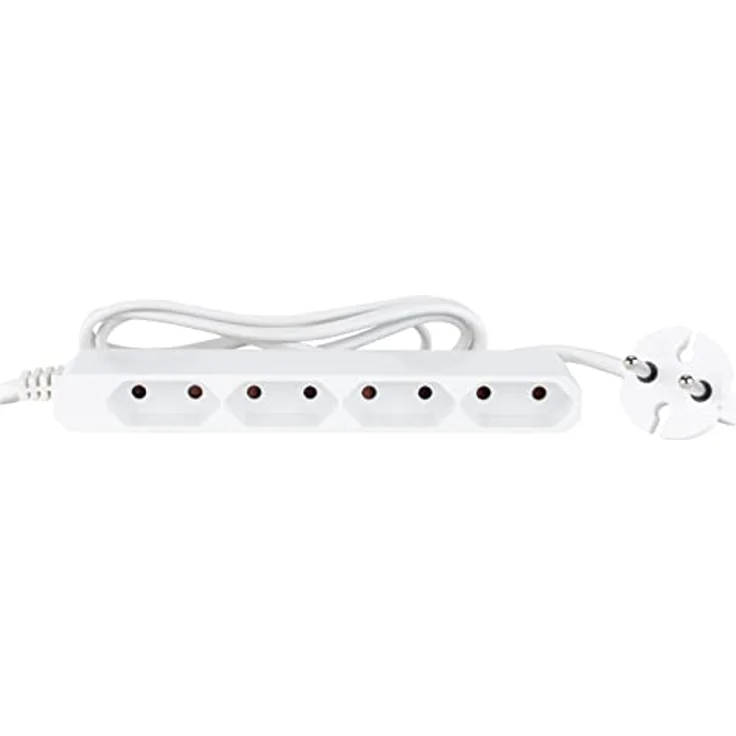 GAO EU4 Eurosteckdosenleiste - Eurosteckerleiste 4-fach Extraflach 1.5 m Kabel – Bild 3